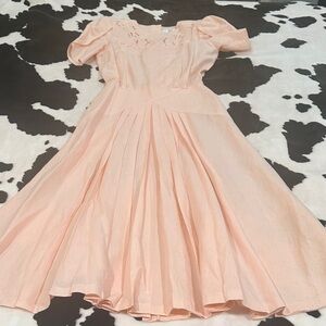 Elegant Peach Formal Dress